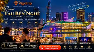 Review Tàu Bến Nghé Sài Gòn 2026: Giá vé, menu và trải nghiệm ăn tối trên sông