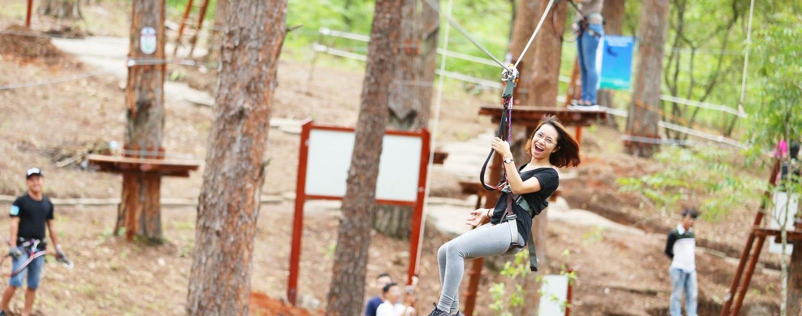 Datanla High Rope Course Đà Lạt